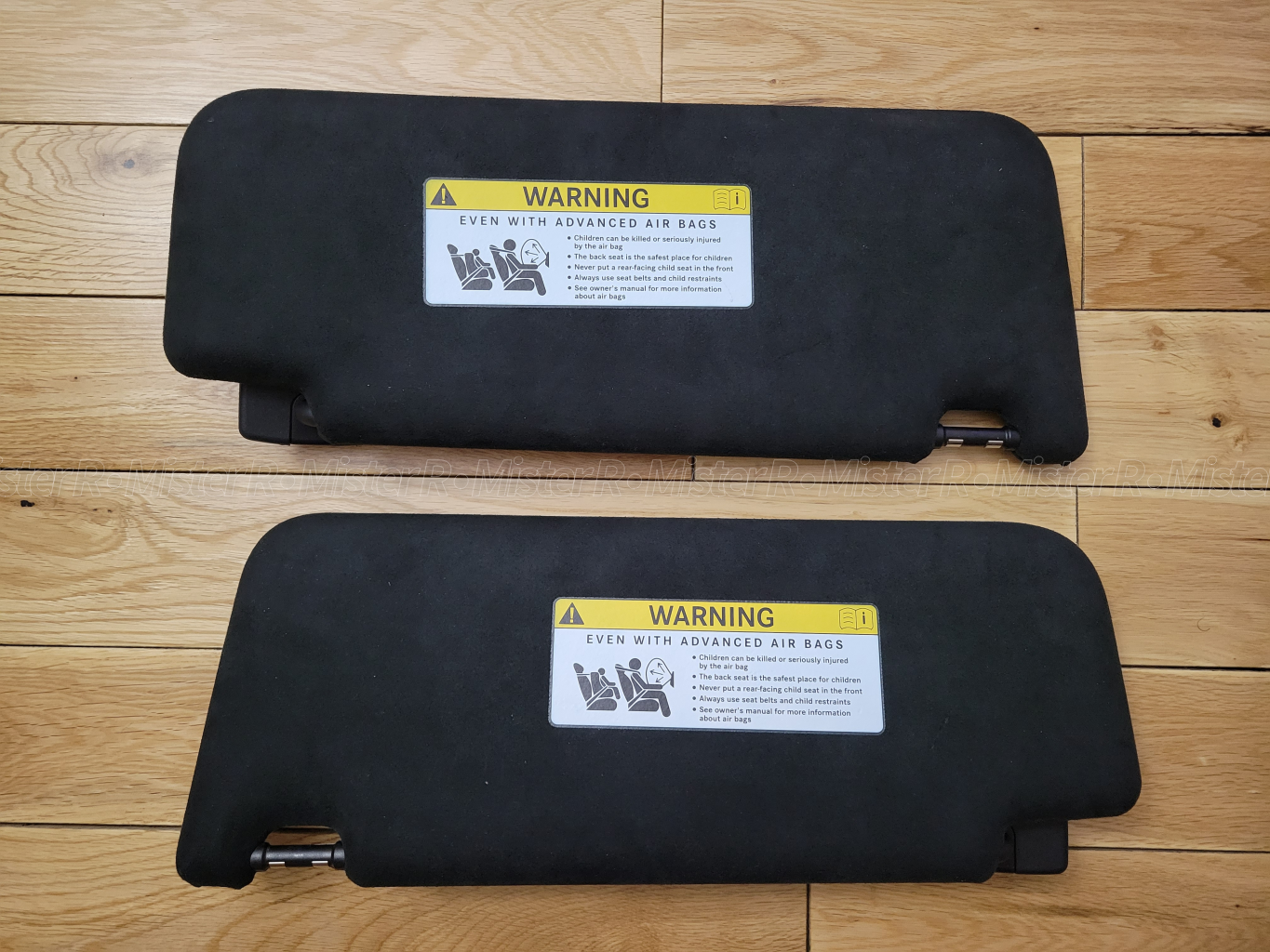 Mercedes-Benz AMG - Sun Visor Set - Black Left/Right - 9H93 - #A2228109300 #A2228109400