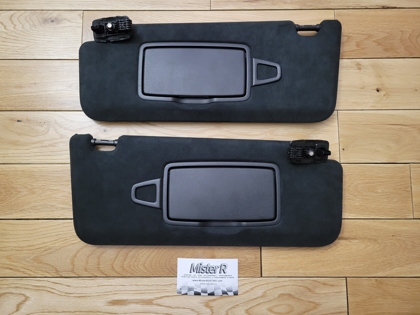 Mercedes-Benz AMG - Sun Visor Set - Black Left/Right - 9H93 - #A2228109300 #A2228109400