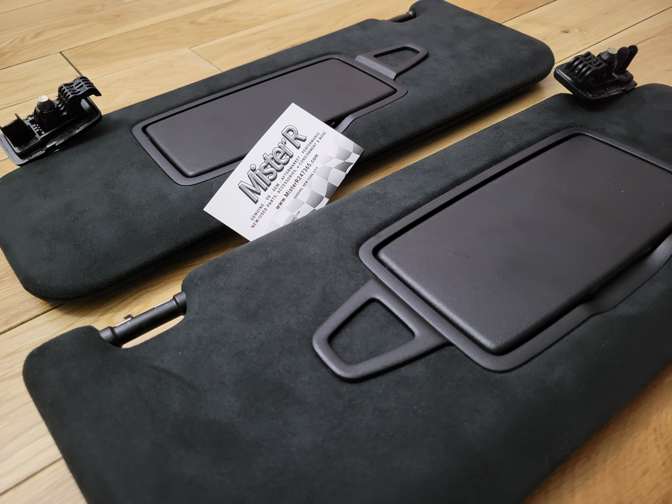 Mercedes-Benz AMG - Sun Visor Set - Black Left/Right - 9H93 - #A2228109300 #A2228109400