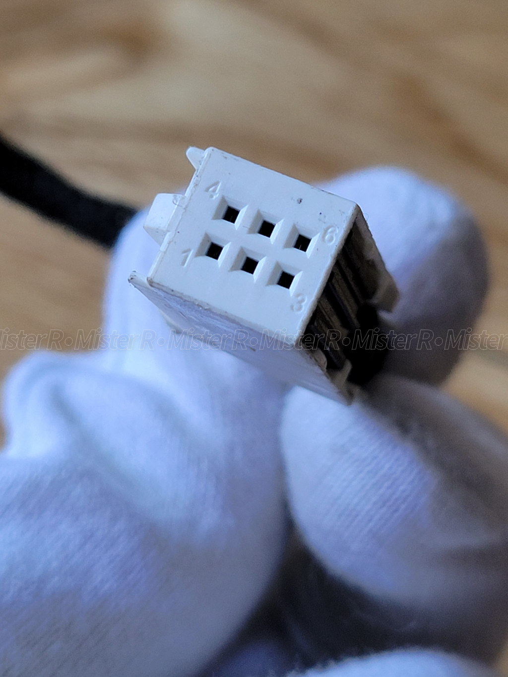 Audi/Volkswagen/Porsche 6-Pin Connector Pigtail Harness - Used OE White - #4D0971636E