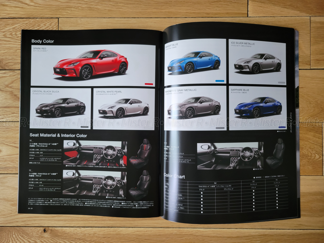 2022 Toyota GR86 - Original JDM Sales Brochure/Catalog Set - BRZ FR-S FT86 GT86