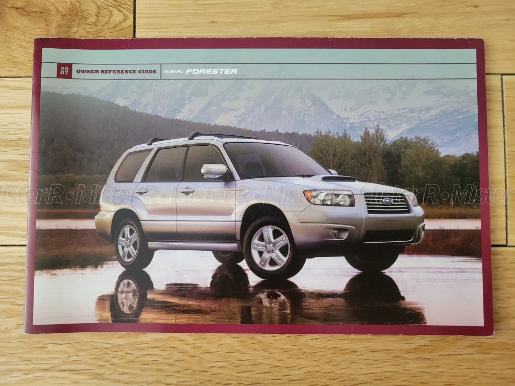 2007 Subaru Forester - Owner's Manual w/ Case & Extras - Original Equipment - #MSA5M0703A