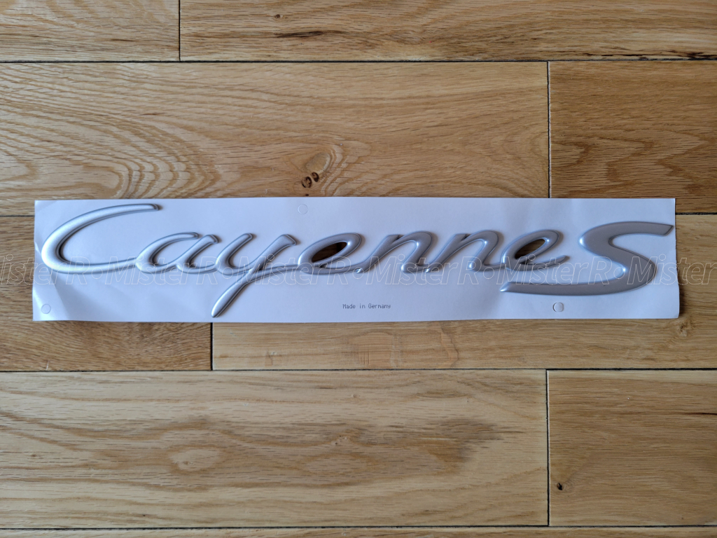 Porsche - Cayenne S Trunk/Decklid Rear Hatch Emblem - Genuine OE - #955559037014W9
