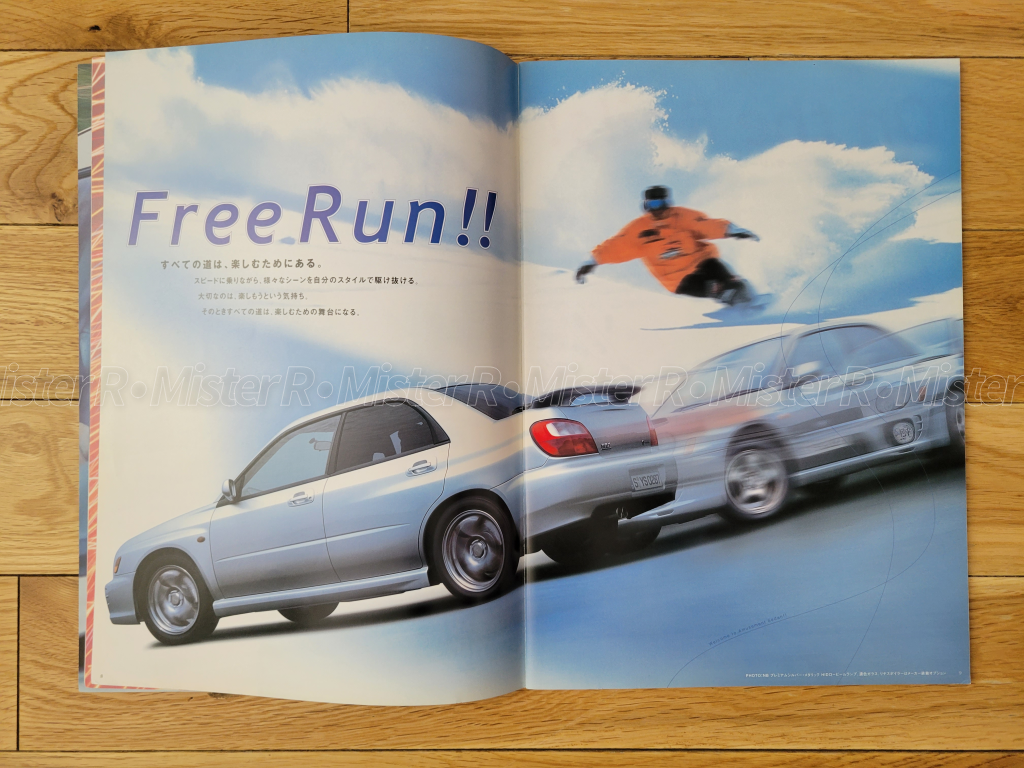 Subaru Impreza WRX - Original 2001 "Bug Eye" STi JDM Sales Brochure/Catalog