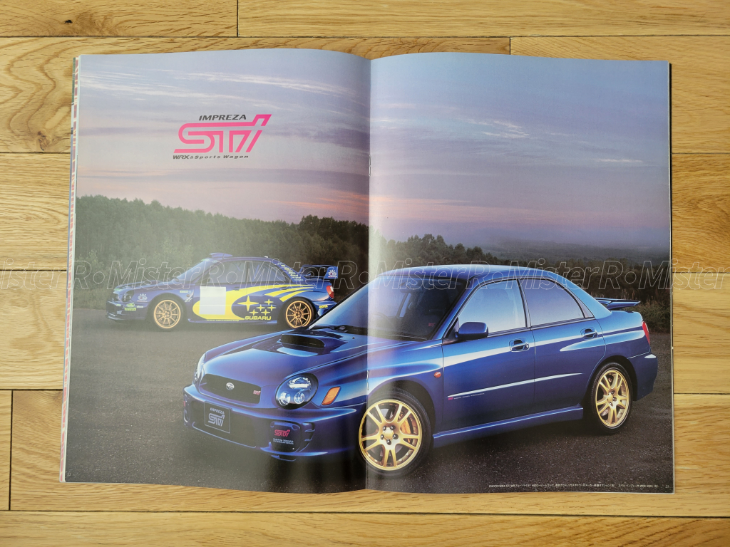 Subaru Impreza WRX - Original 2001 "Bug Eye" STi JDM Sales Brochure/Catalog