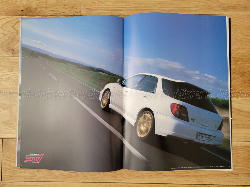 Subaru Impreza WRX - Original 2001 "Bug Eye" STi JDM Sales Brochure/Catalog