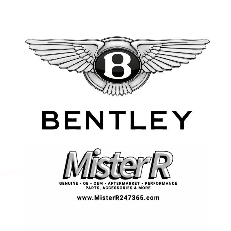 Bentley • Black "B Logo" Center Cap • Continental/Mulsanne New OE • #3W0601170F6