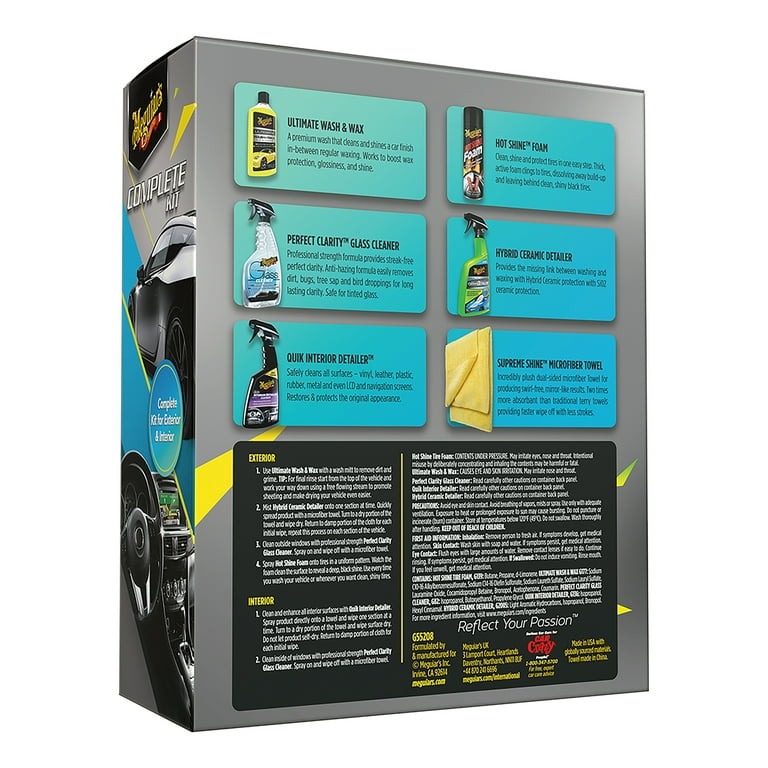 Meguiar's Complete Car Care Detailing Kit - #G55208