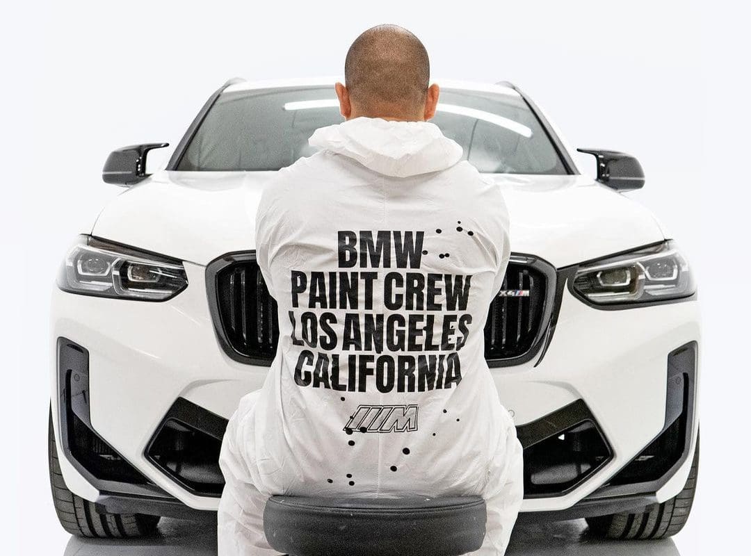 BMW × Joshua Vides - Paint Crew Tee - 2022 Collab - Men's Medium T-Shirt