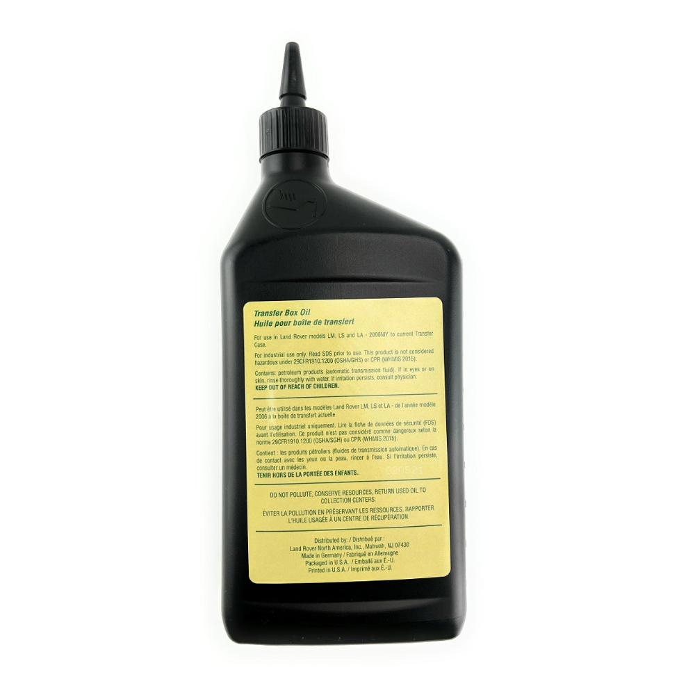Land Rover Transfer Case Oil - LRN0753 - LR3 LR4 - Shell S-Tec - #IYK500010