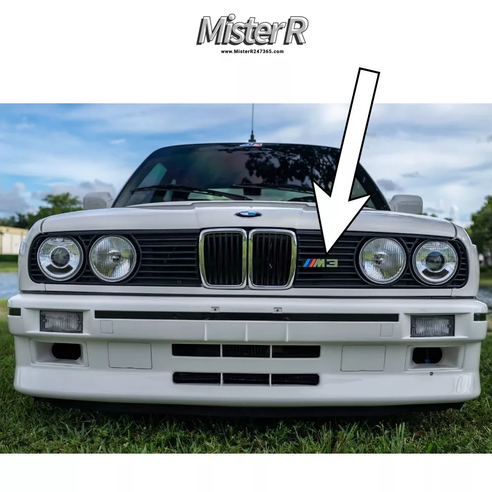 BMW E30 M3 - Front Grille Emblem - Genuine OE - #51141934620