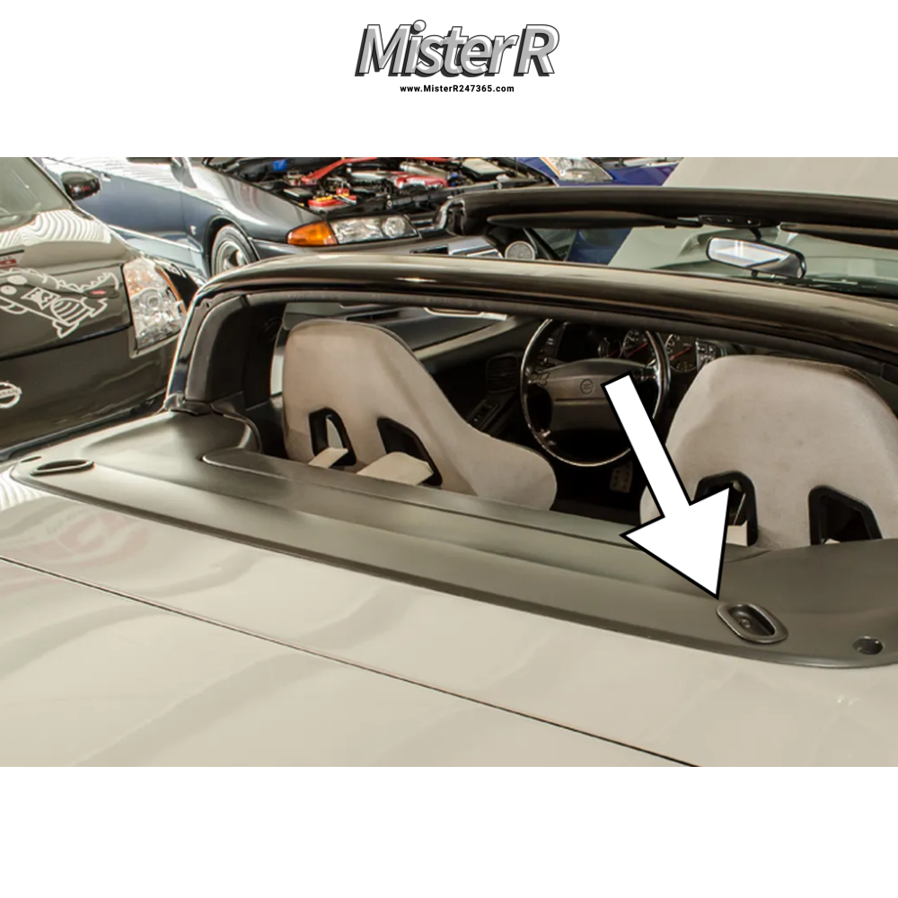 Nissan 300ZX - Convertible Storage Lid Finisher - Passenger/Right Z32 Trim #97282-46P16