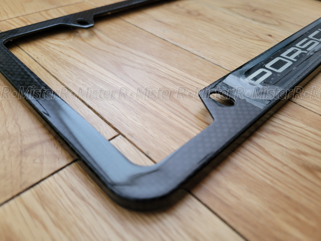 Porsche - Carbon Fiber License Plate Frame - Genuine OE - #PNA70200544