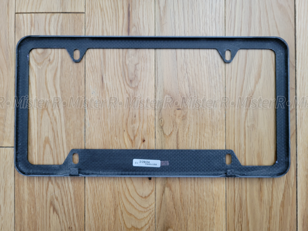 Porsche - Carbon Fiber License Plate Frame - Genuine OE - #PNA70200544