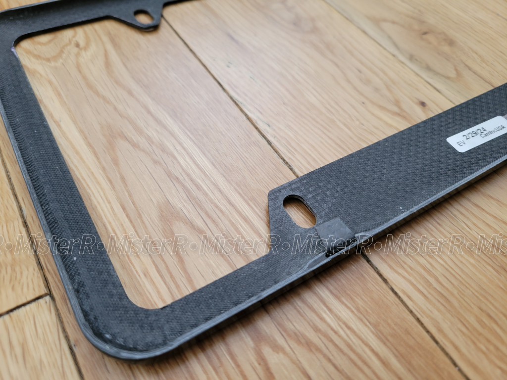 Porsche - Carbon Fiber License Plate Frame - Genuine OE - #PNA70200544