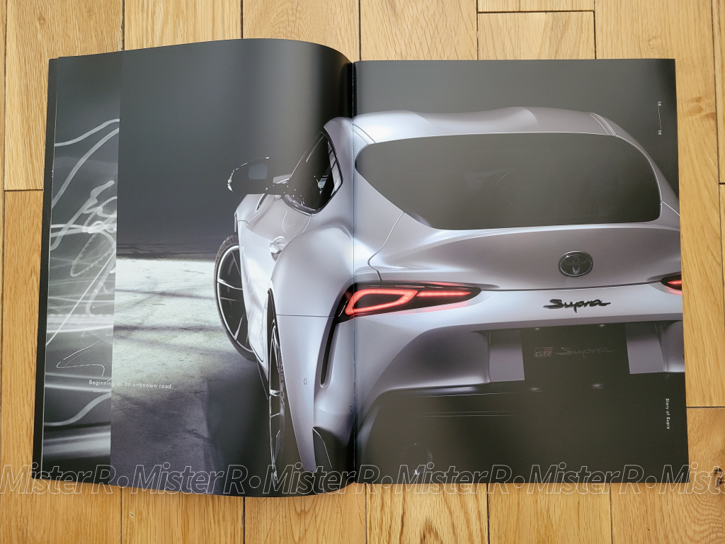 2019 Toyota GR Supra - Original JDM Sales Brochure/Catalog - MK5 MKV A90 A91 J29