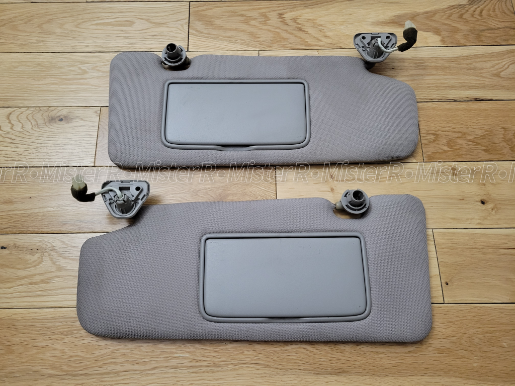 Nissan Z33 350Z - JDM Sun Visor Set - Grey Left/Right - Fairlady Z - #96400-CF51A + #96401-CF51A