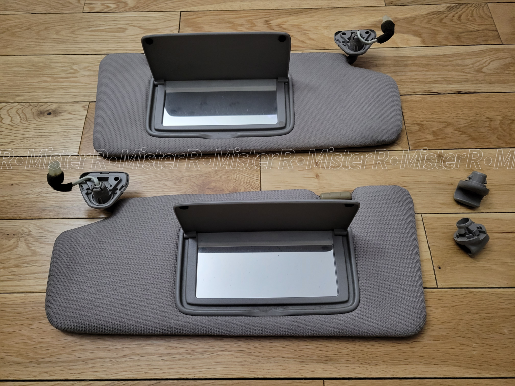 Nissan Z33 350Z - JDM Sun Visor Set - Grey Left/Right - Fairlady Z - #96400-CF51A + #96401-CF51A