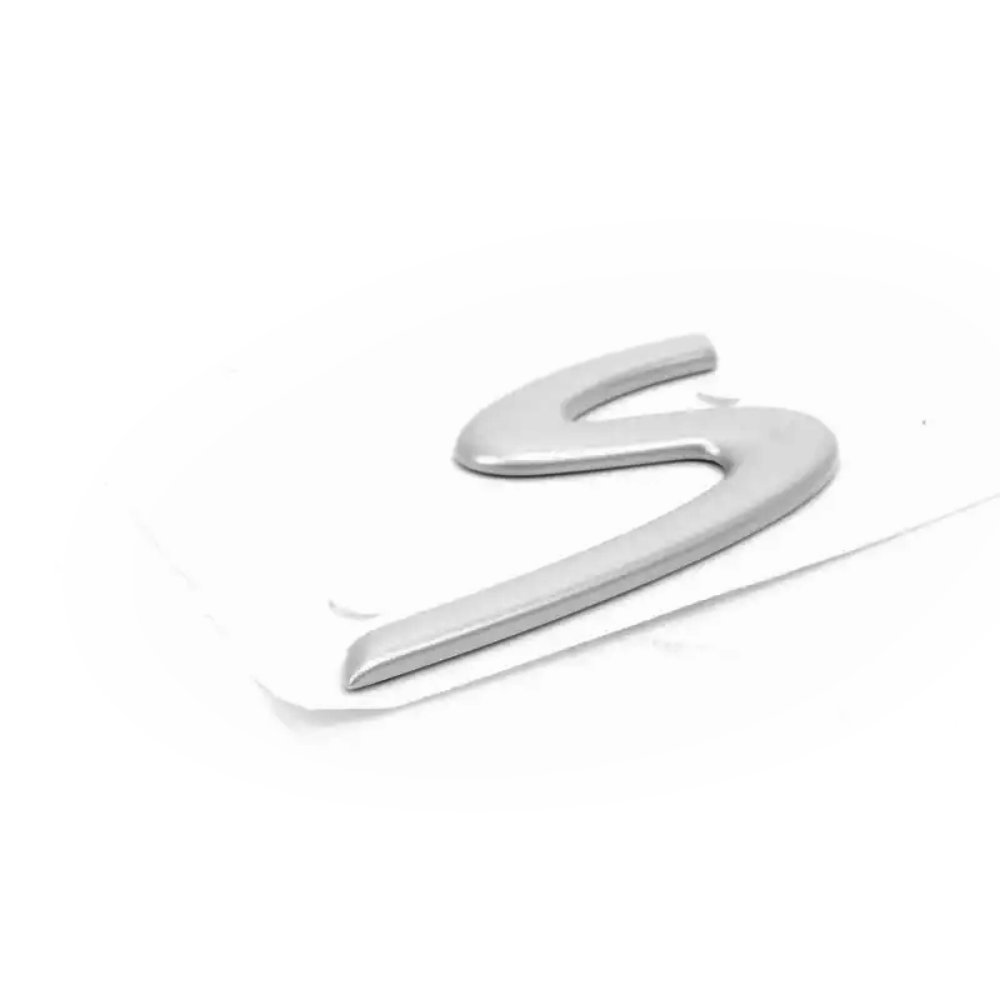 Porsche 996/997 Carrera S Emblem - Satin Aluminum - 911 C4S - #99755924300