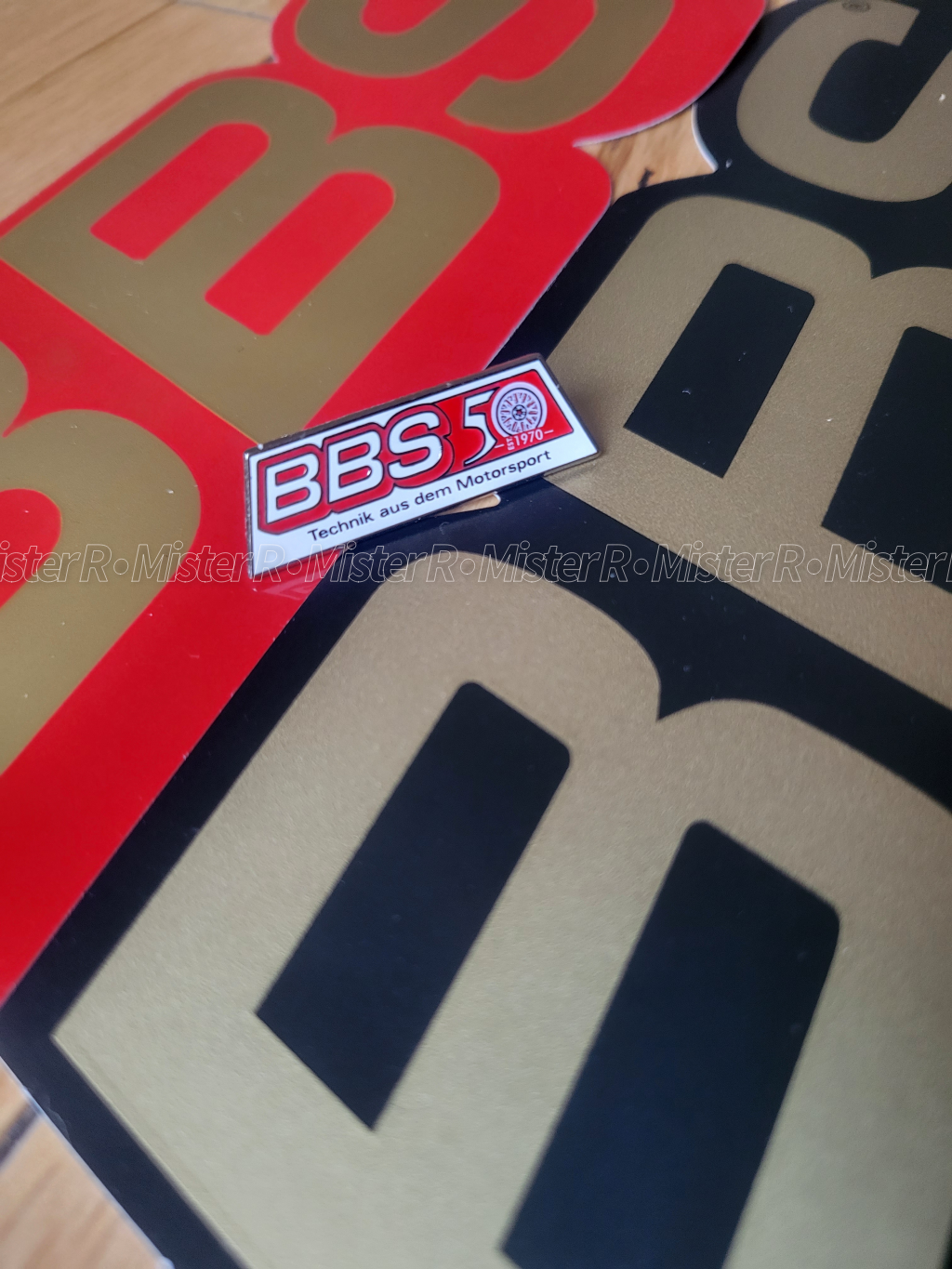 BBS Wheels - 50th Anniversary Lapel Pin - BBS USA 2020 Collectible Enamel Brooch