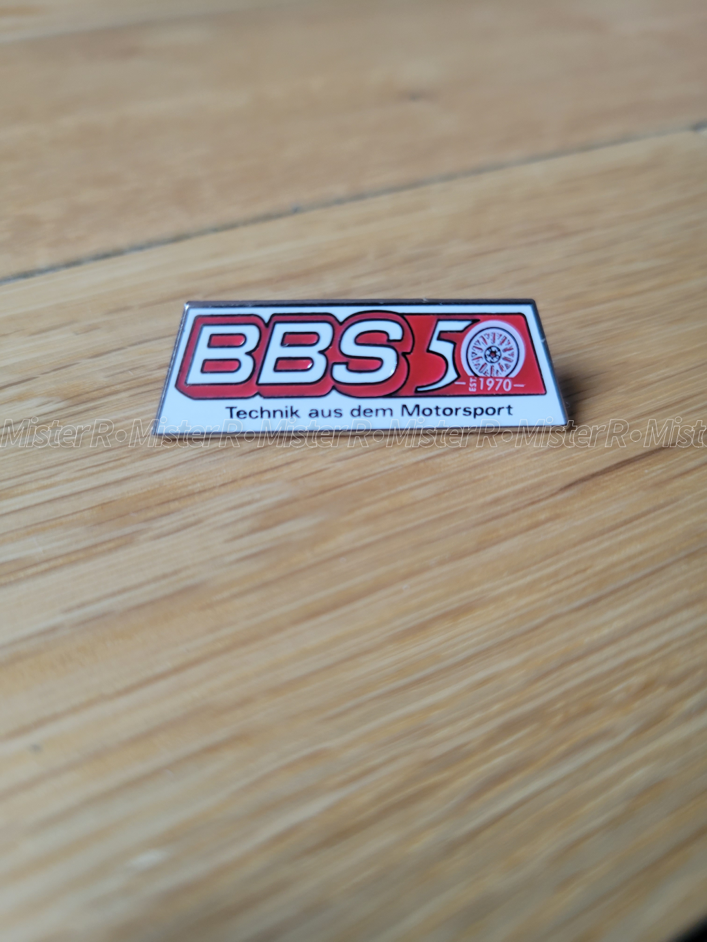 BBS Wheels - 50th Anniversary Lapel Pin - BBS USA 2020 Collectible Enamel Brooch