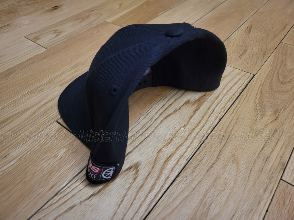 BBS Wheels USA - Black Adjustable Snapback Hat - Flat Bill Baseball Cap - BBS Motorsports