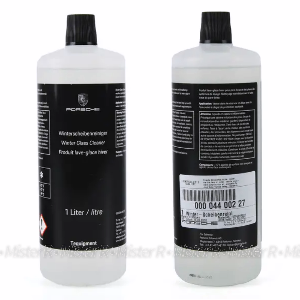 Porsche Windshield Washer Fluid Concentrate - Genuine OE - 1 Liter Bottle - #00004400227