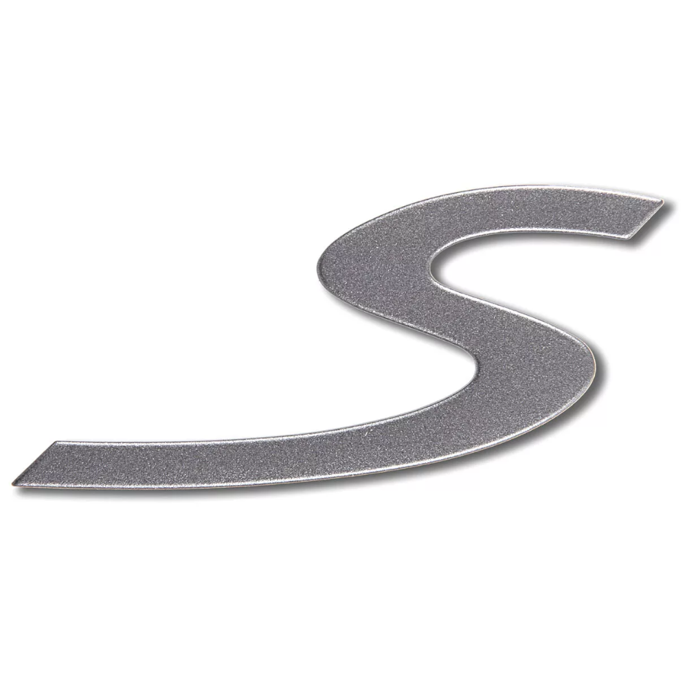 Porsche 993 - Grey "S" Emblem - M495 - 1997 1998 911 Carrera S - #9935592430161W