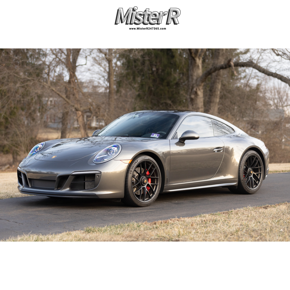 Porsche Text Emblem - Matte Black - 911 991 718 GTS Turbo GT3 GT4 - #99155923590