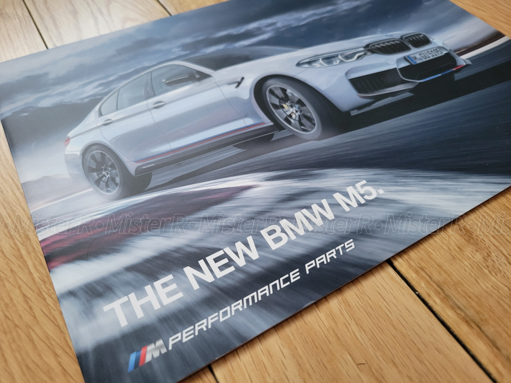 BMW F90 M5 - Japan Sales Brochure/JDM Dealer Catalog - S63 M Performance Parts V8