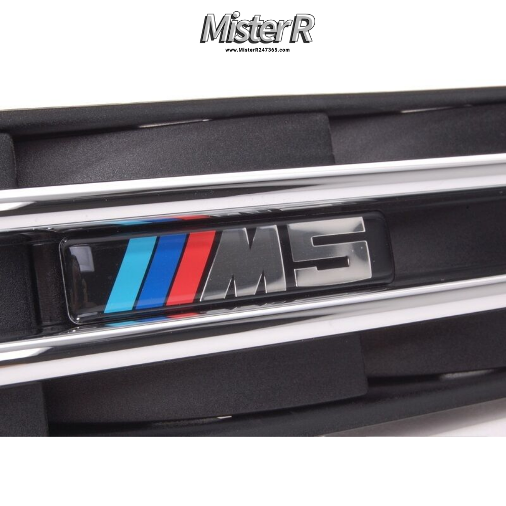 BMW - E60 M5 Fender Grille Emblems - Set of 2 - Left/Right Genuine OE #51137898311
