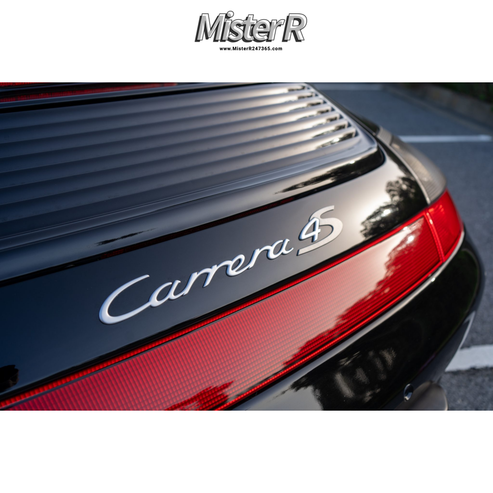 Porsche 996/997 Carrera 4 Emblem - Satin Aluminum - 911 C4S - #99755924101