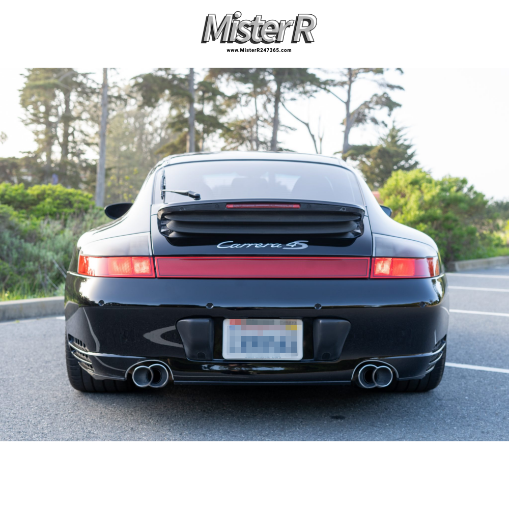 Porsche 996/997 Carrera 4 Emblem - Satin Aluminum - 911 C4S - #99755924101
