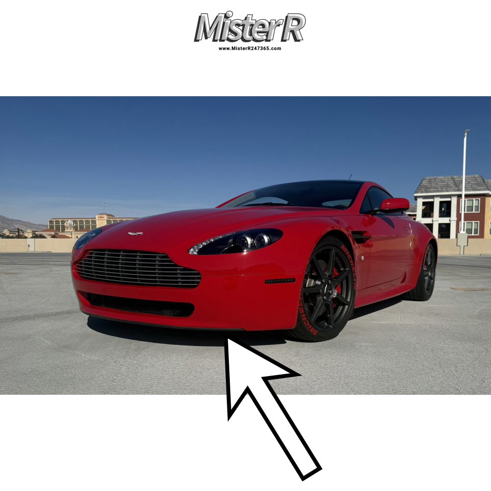 Aston Martin V8 Vantage - Front Lower Lip Spoiler - V8V Genuine OE - #6G3317626AG
