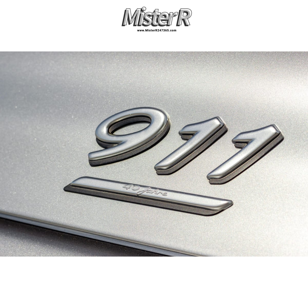 Porsche 996 Carrera 40 Jahre Emblem - Silver 40th Anniversary 911 - #99655923711