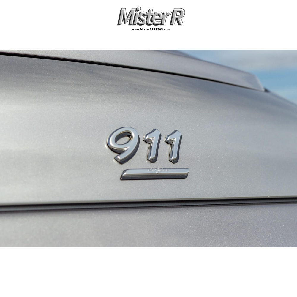 Porsche 996 Carrera 40 Jahre Emblem - Silver 40th Anniversary 911 - #99655923711