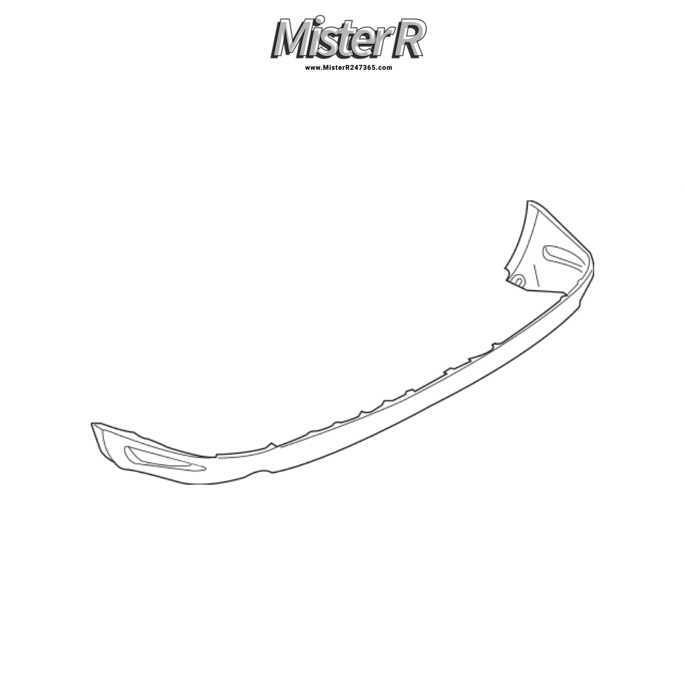 Porsche 997 Turbo S - Rear Bumper Lip Spoiler - Mezger 911 OE - #9975055110701C