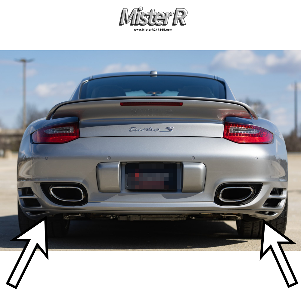 Porsche 997 Turbo S - Rear Bumper Lip Spoiler - Mezger 911 OE - #9975055110701C