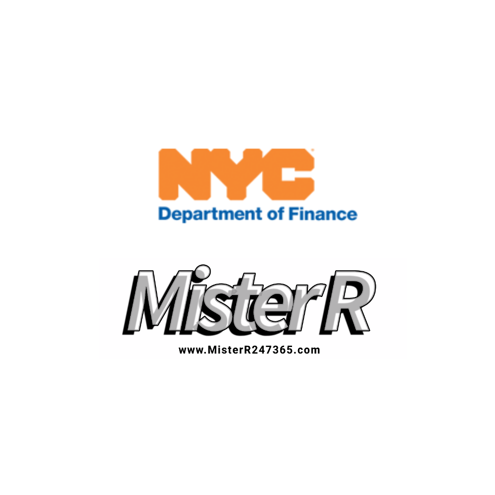 NYC Orange Parking Ticket Envelope - New York City Traffic Summons/Violation - NYPD