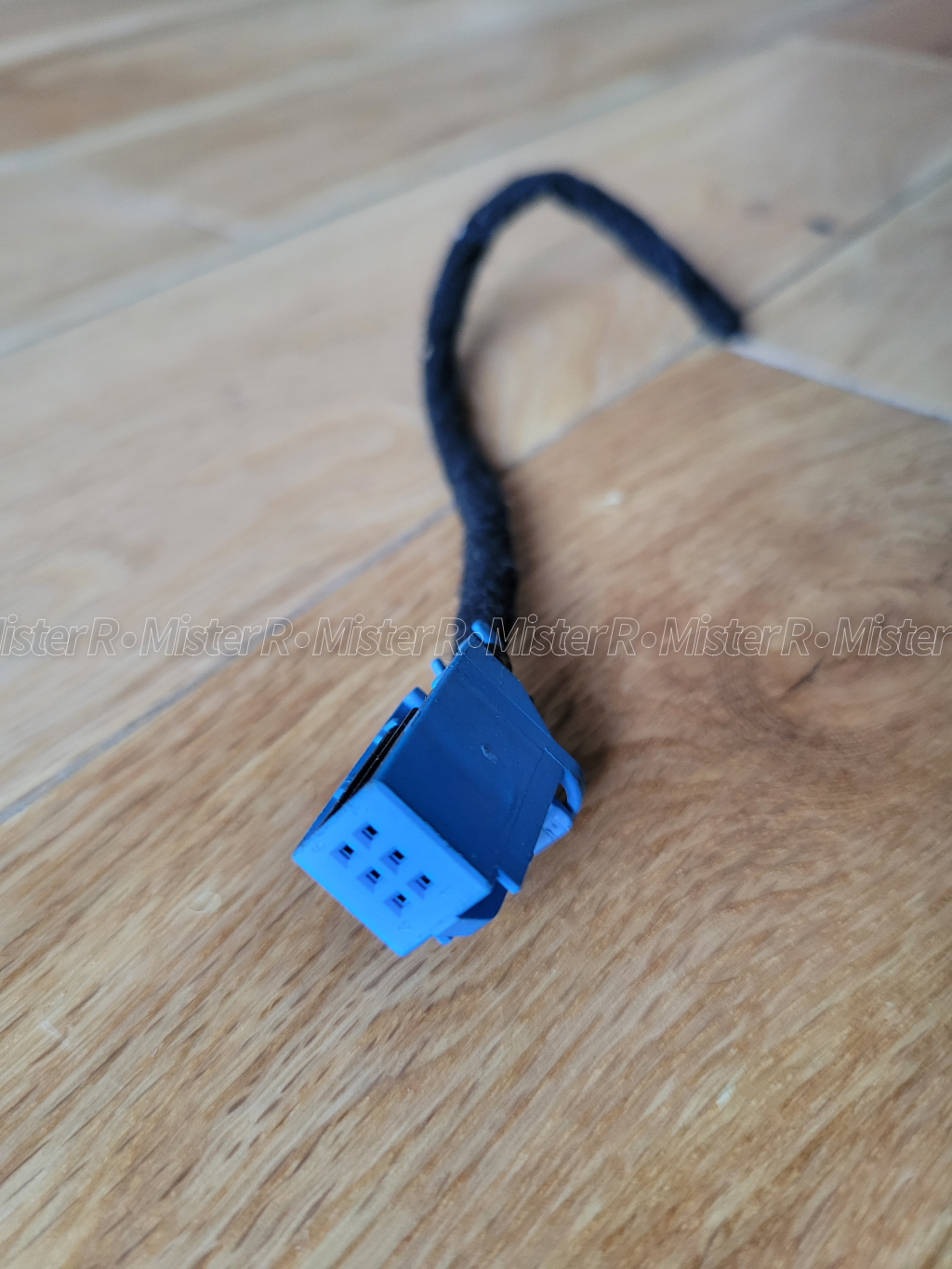Audi/Volkswagen/Porsche 6-Pin Connector Pigtail Harness - Used OE Blue - #4D0971636D