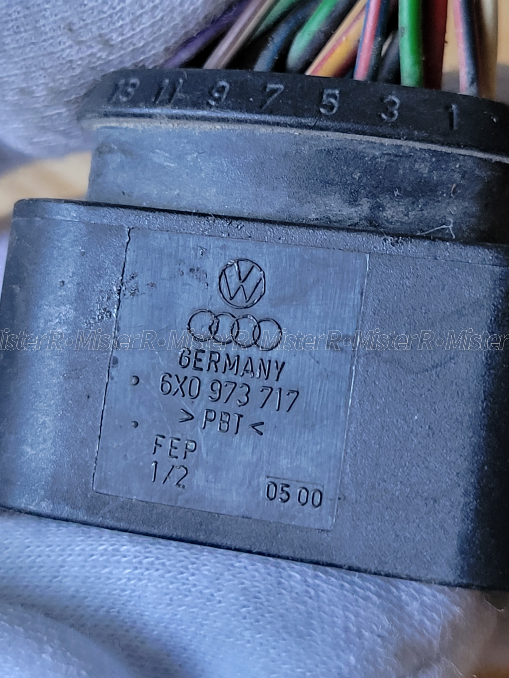 Audi/Volkswagen/Porsche 14-Pin Connector Pigtail Harness - Used OE - #6X0973717