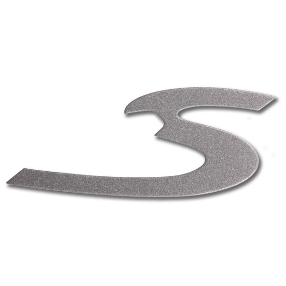 Porsche 993 Grey "S" Emblem - 911 Carrera 4S - C4S - #99355924300D04