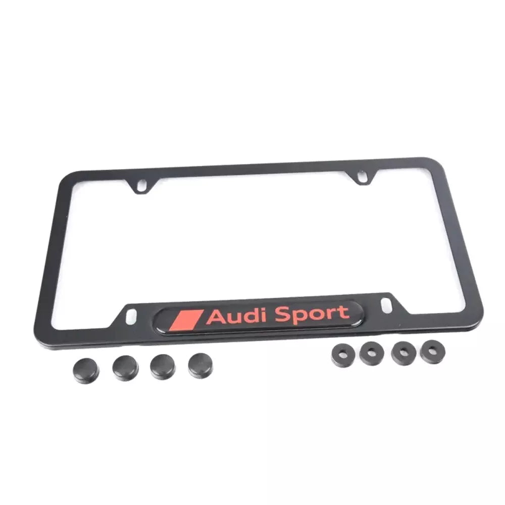 Audi Sport License Plate Frame - Genuine OE - #ZAW071801SDX9