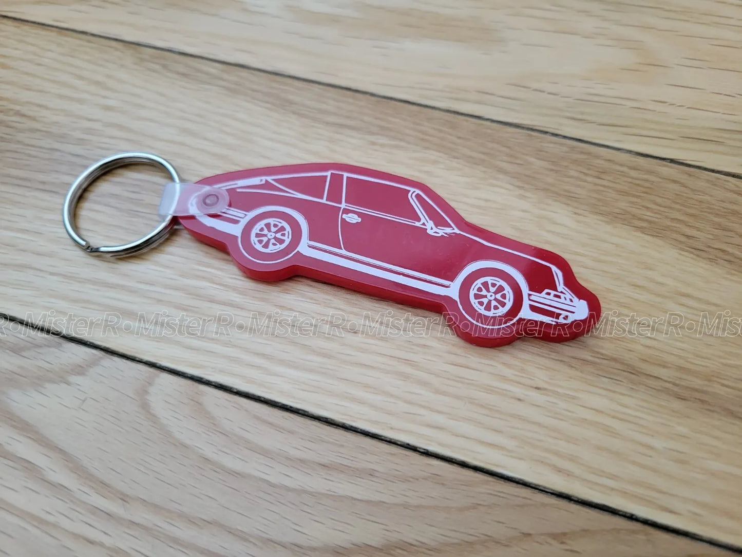 PCARMARKET - Porsche 911 Targa Keychain - Lifestyle Key Fob/Charm - PCar Market
