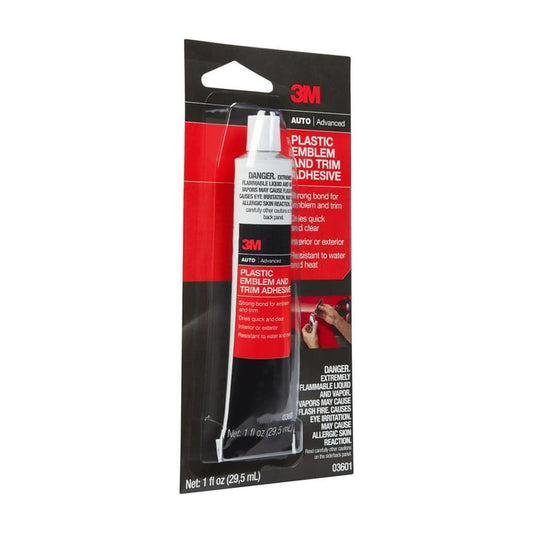 3M - Plastic Emblem and Trim Adhesive - 1 oz Tube - #03601