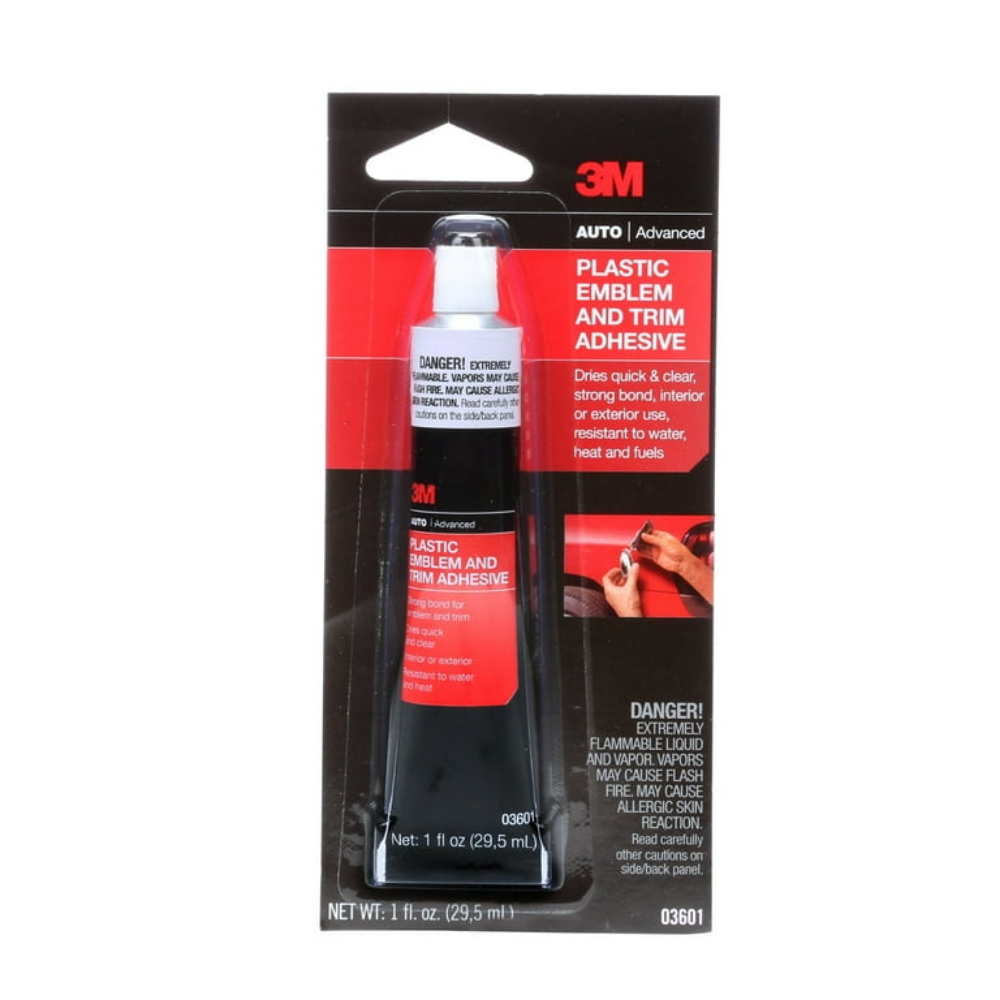 3M - Plastic Emblem and Trim Adhesive - 1 oz Tube - #03601