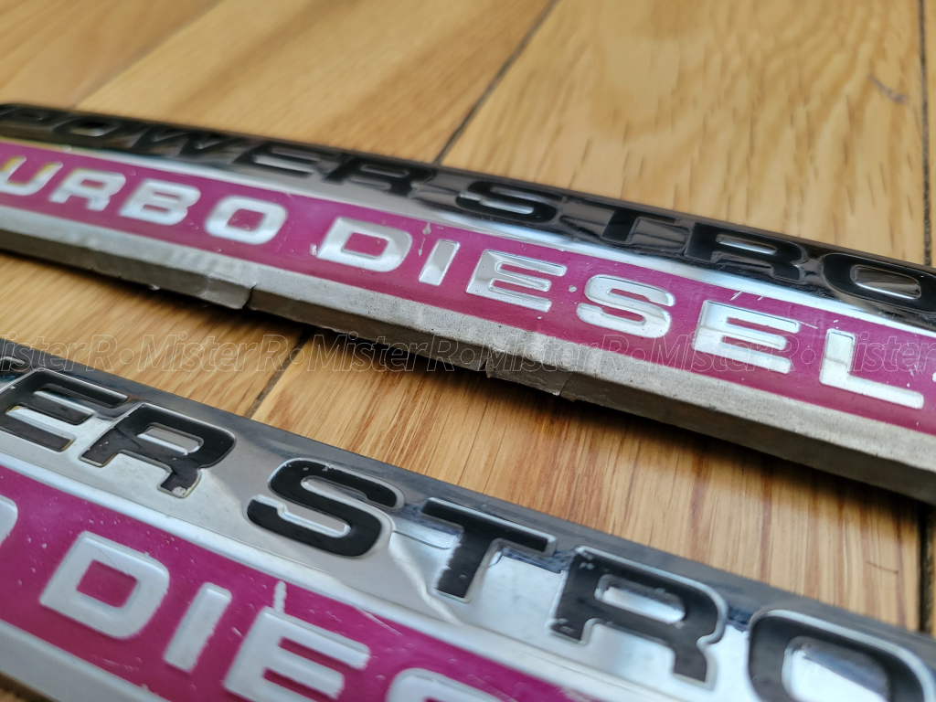 Ford Power Stroke Turbo Diesel V8 Emblem/Badge Set - F250 F350 - #5C34-16B114-AA