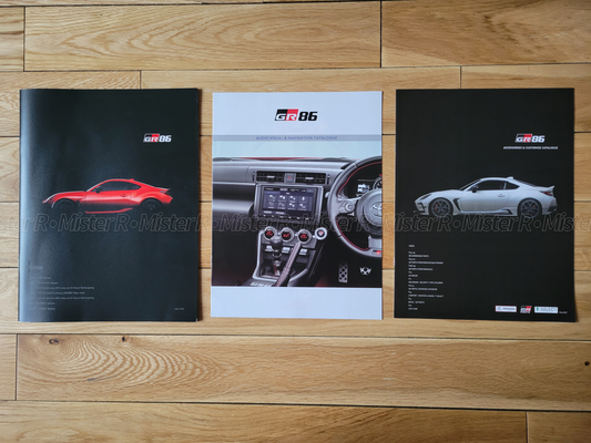 2022 Toyota GR86 - Original JDM Sales Brochure/Catalog Set - BRZ FR-S FT86 GT86