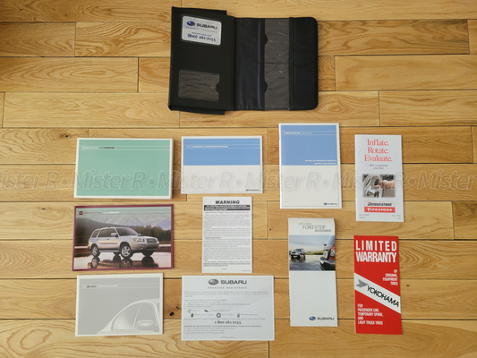 2007 Subaru Forester - Owner's Manual w/ Case & Extras - Original Equipment - #MSA5M0703A