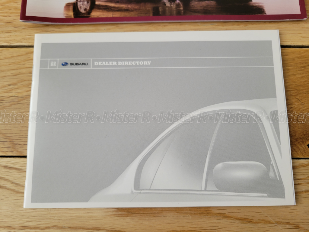 2007 Subaru Forester - Owner's Manual w/ Case & Extras - Original Equipment - #MSA5M0703A